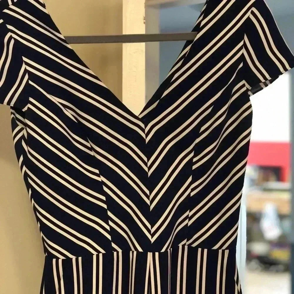 Amanda Uprichard short sleeve slit leg jumpsuit.